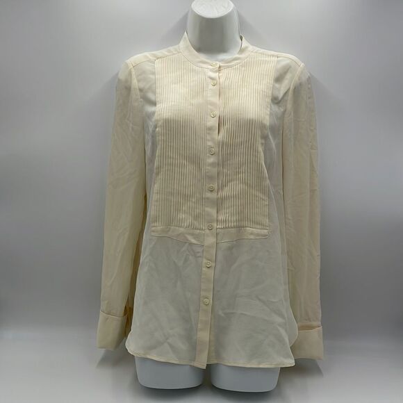 Cream Madewell button down shirt - Picture 1 of 8